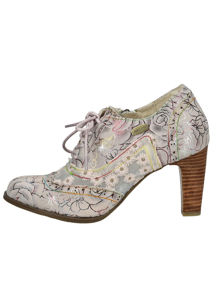 Laura Vita Pumps Leder/Textil Rose