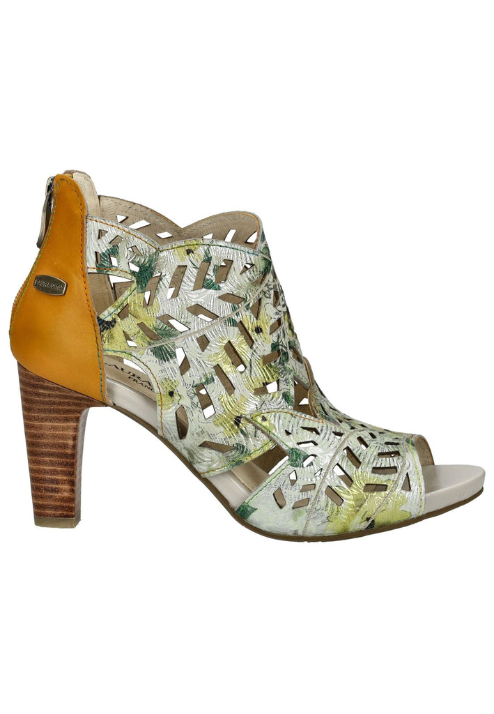 Laura Vita Sandalen Leder Gelb/Silber