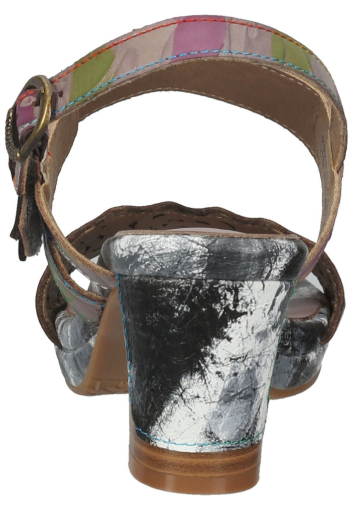 Laura Vita Sandalen Leder Grau/Grün