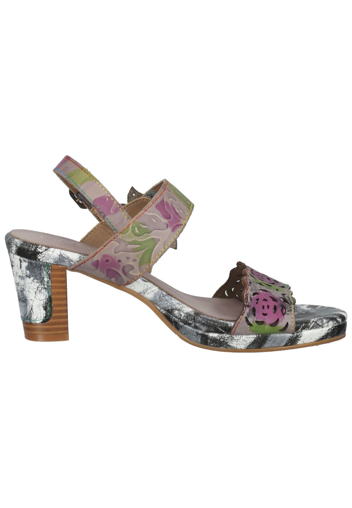 Laura Vita Sandalen Leder Grau/Grün