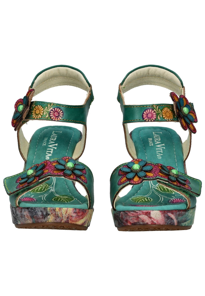 Laura Vita Sandalen Leder Grün