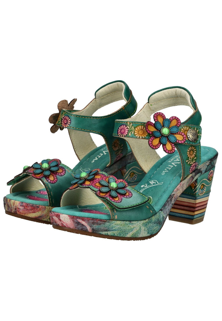 Laura Vita Sandalen Leder Grün