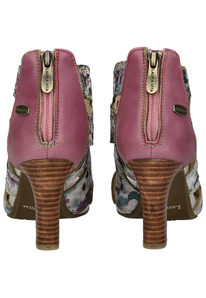 Laura Vita Sandalen Leder Rosa/Silber