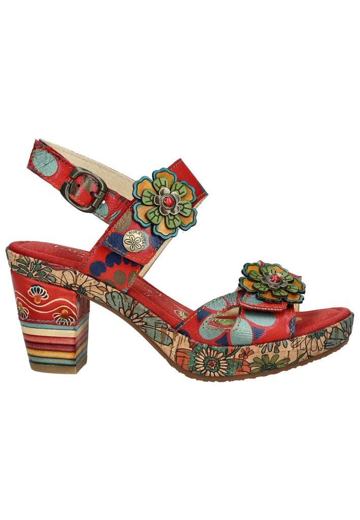 Laura Vita Sandalen Leder Rot