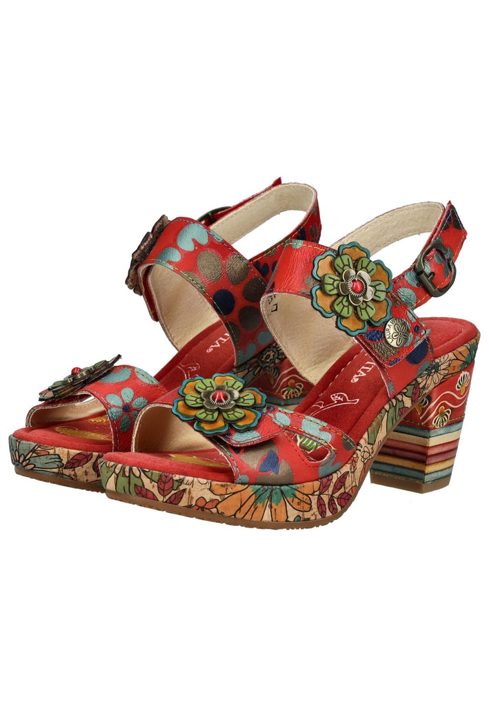 Laura Vita Sandalen Leder Rot