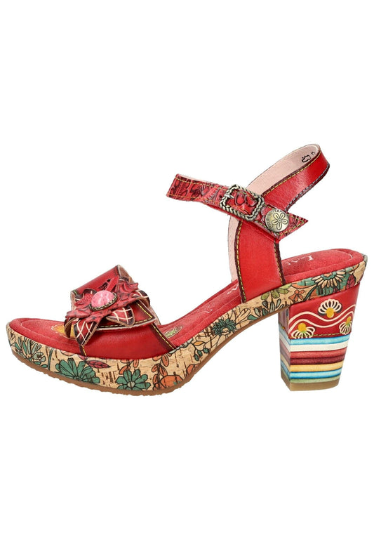 Laura Vita Sandalen Leder Rot