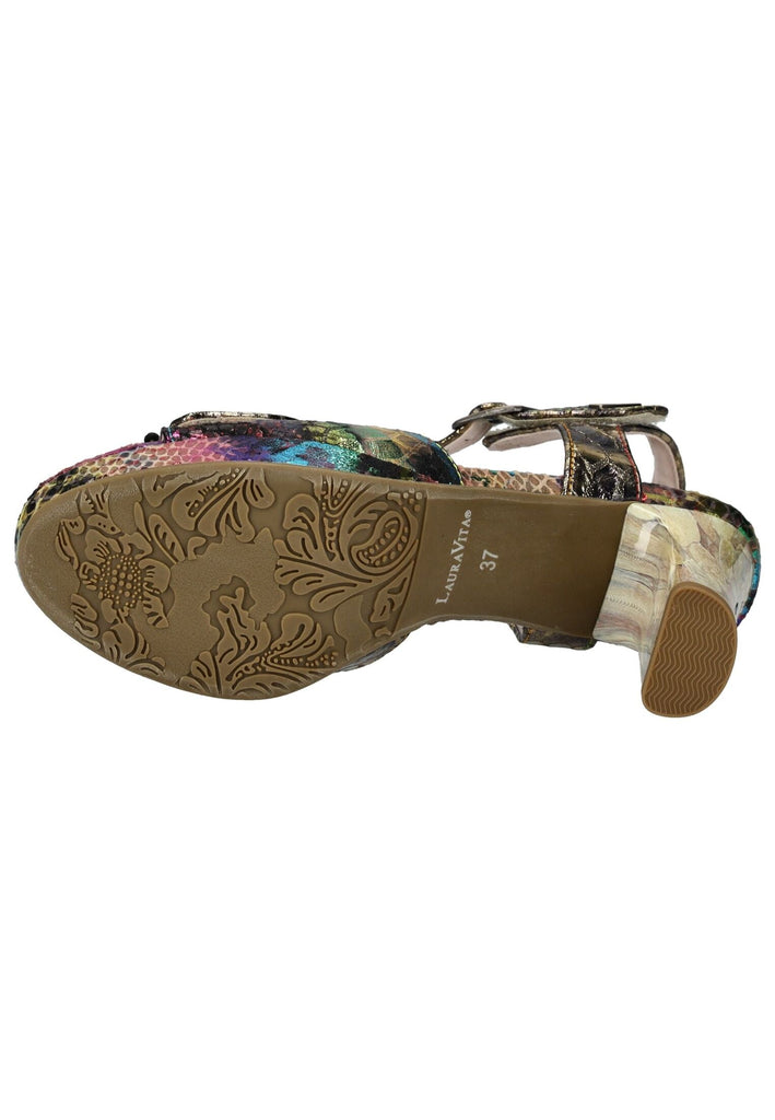 Laura Vita Sandalen Leder/Textil Bronze