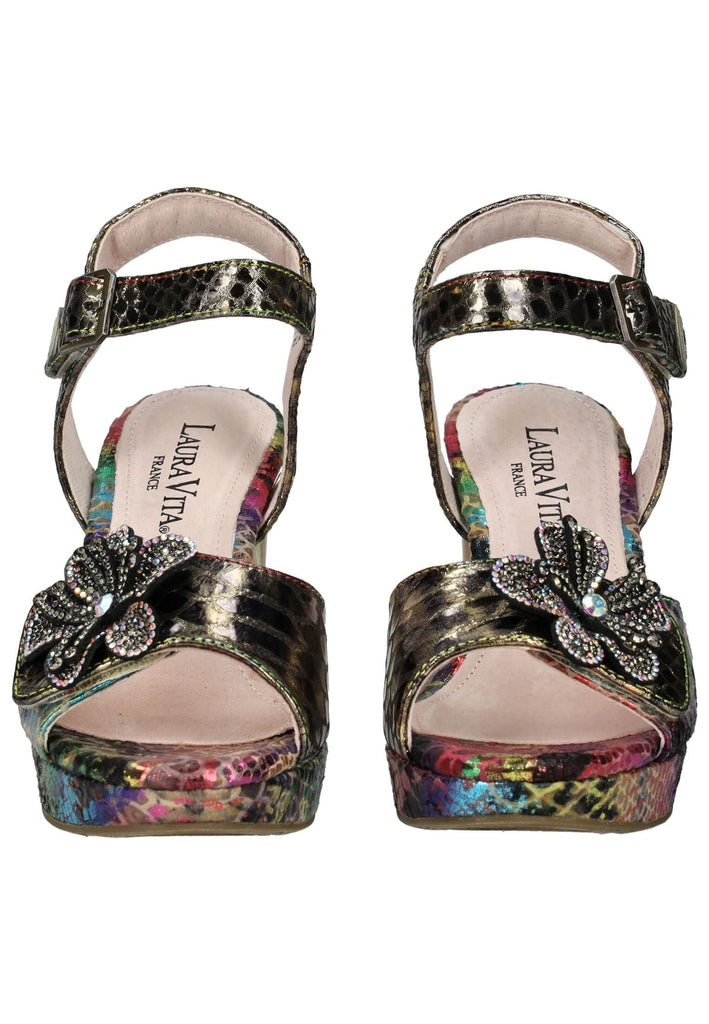 Laura Vita Sandalen Leder/Textil Bronze