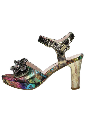 Laura Vita Sandalen Leder/Textil Bronze
