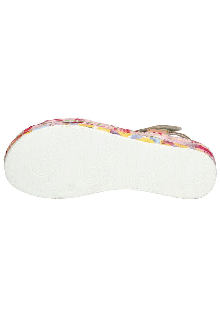 Laura Vita Sandalen Leder/Textil Rose