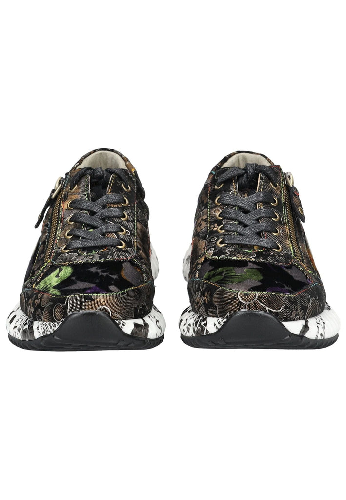 Laura Vita Sneaker Leder/Textil Braun/Schwarz