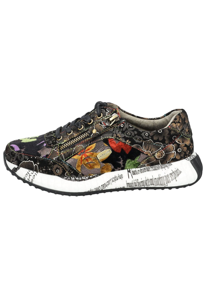 Laura Vita Sneaker Leder/Textil Braun/Schwarz