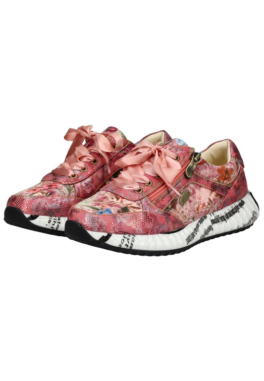 Laura Vita Sneaker Leder/Textil Erdbeere