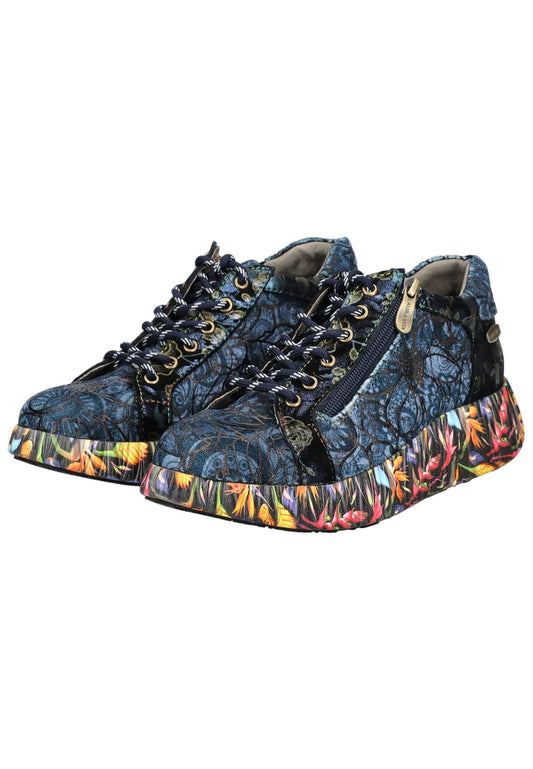 Laura Vita Sneaker Leder/Textil Marine