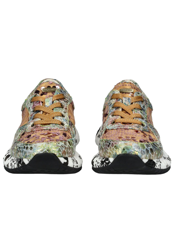 Laura Vita Sneaker Leder/Textil Mokka