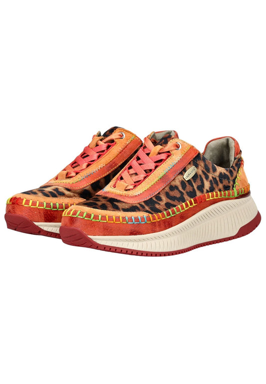 Laura Vita Sneaker Leder/Textil Orange