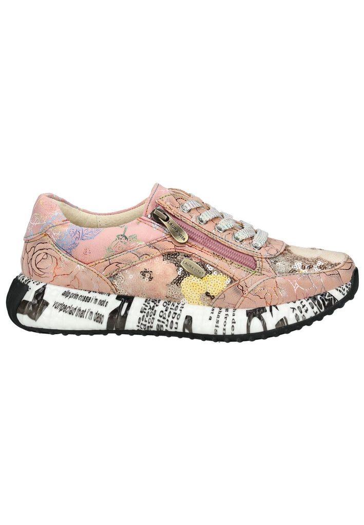 Laura Vita Sneaker Leder/Textil Puder