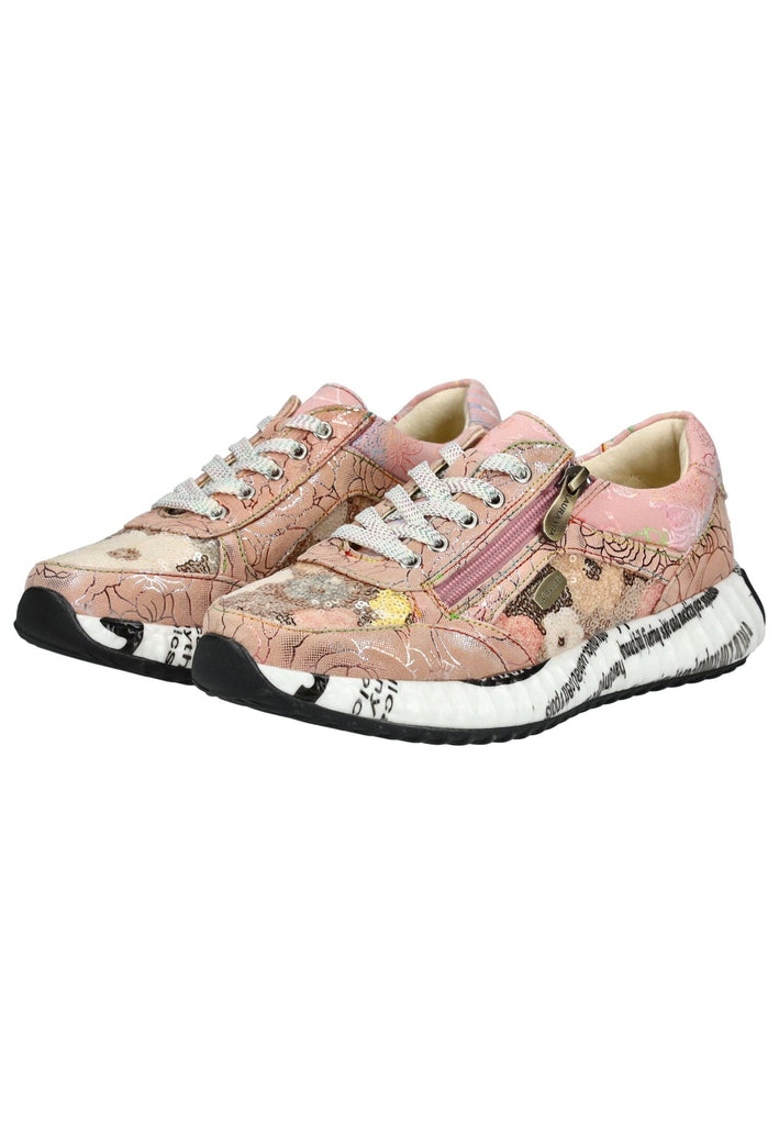 Laura Vita Sneaker Leder/Textil Puder