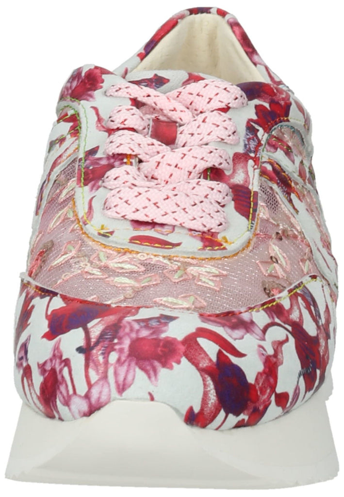 Laura Vita Sneaker Leder/Textil Weiß/Pink
