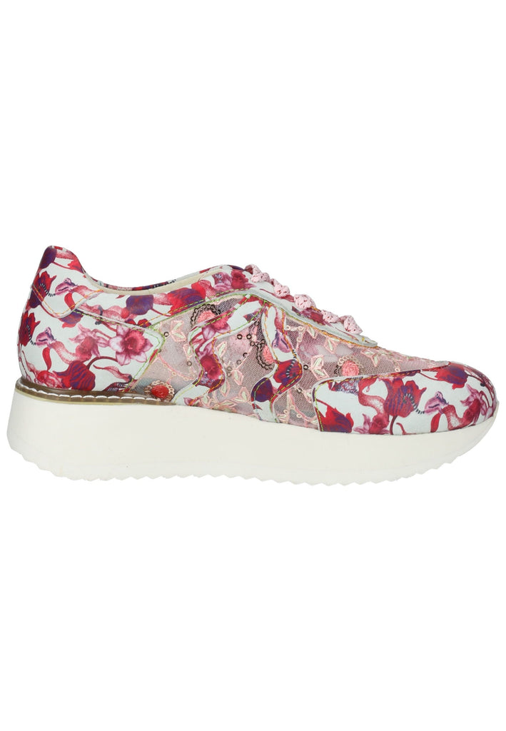 Laura Vita Sneaker Leder/Textil Weiß/Pink