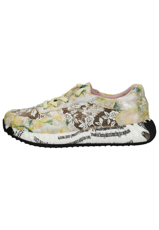 Laura Vita Sneaker Lederimitat/Textil Vanille
