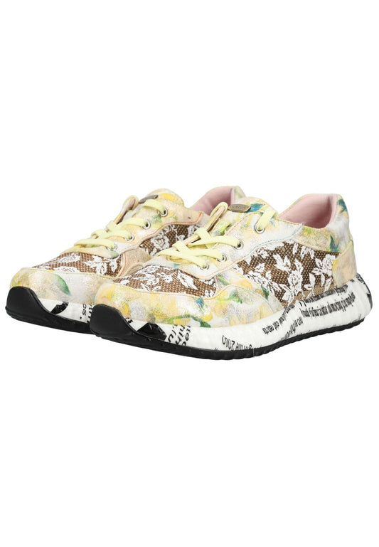 Laura Vita Sneaker Lederimitat/Textil Vanille