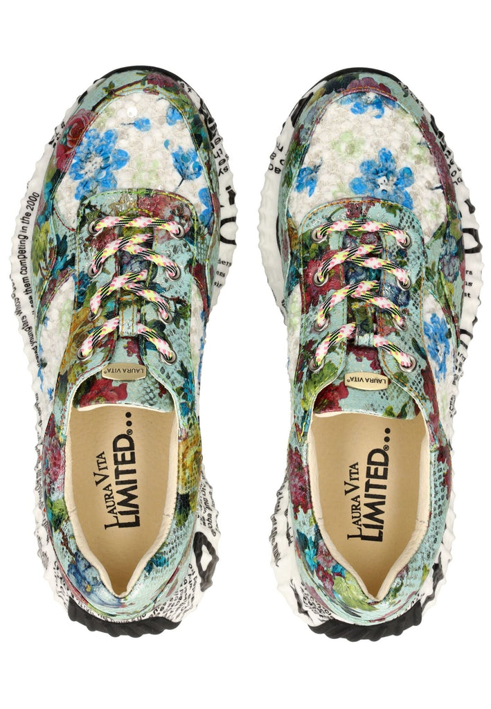 Laura Vita Sneaker Textil Weiß/Blau