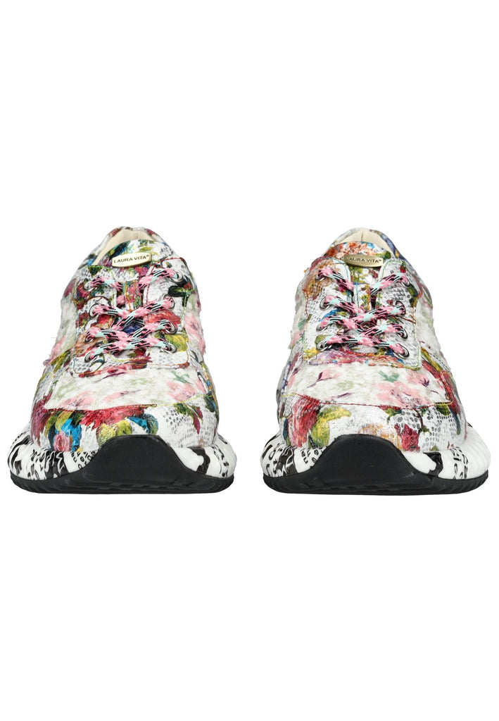 Laura Vita Sneaker Textil Weiß/Rosa