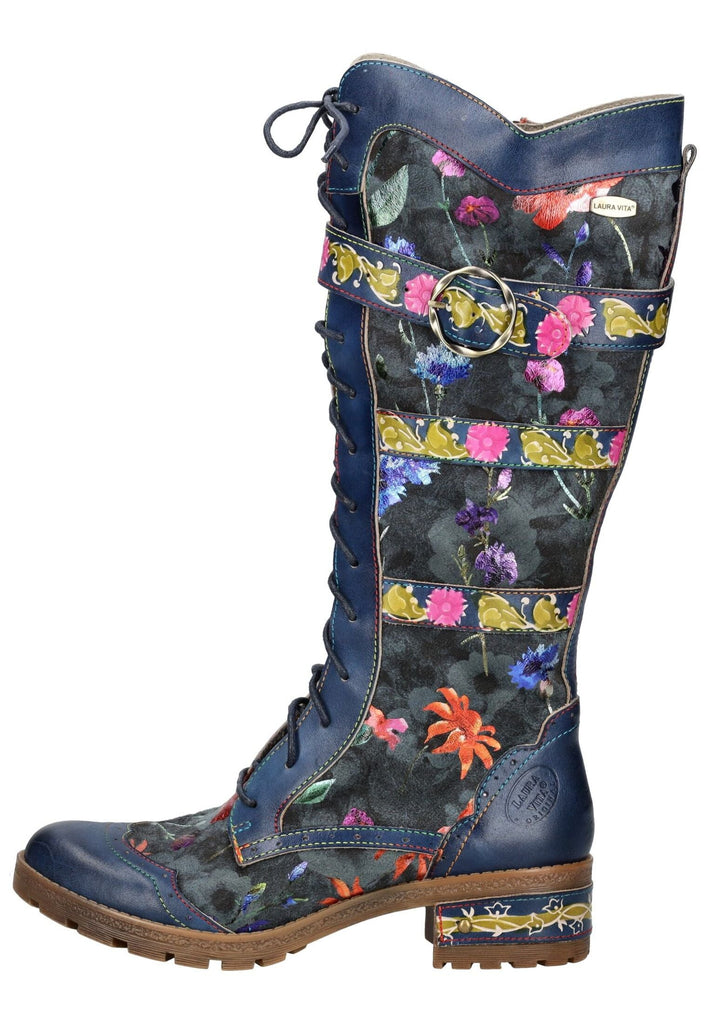 Stiefel Laura Vita Stiefel Leder/Textil Blau