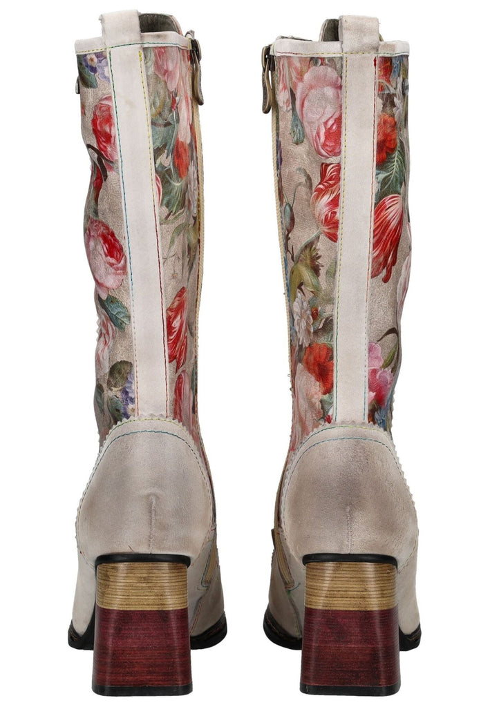 Laura Vita Stiefel Leder/Textil Beige