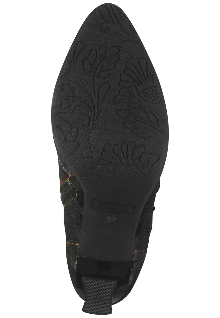 Laura Vita Stiefel Leder/Textil Schwarz Warmfutter