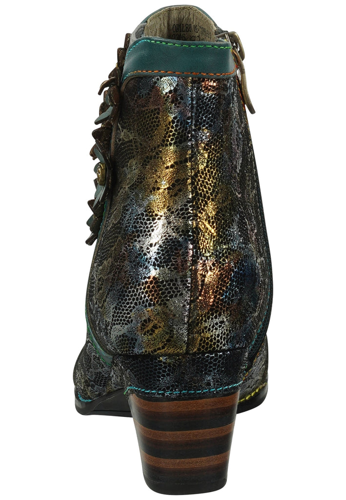 Laura Vita Stiefelette Leder Blau/Multi