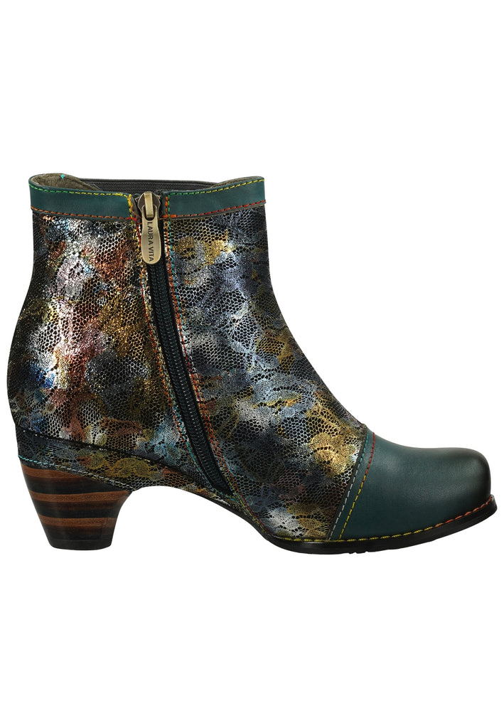 Laura Vita Stiefelette Leder Blau/Multi