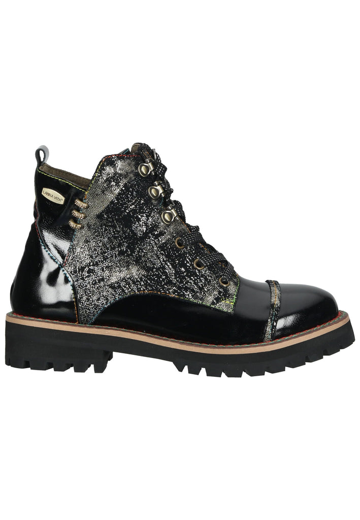 Laura Vita Stiefelette Leder Schwarz