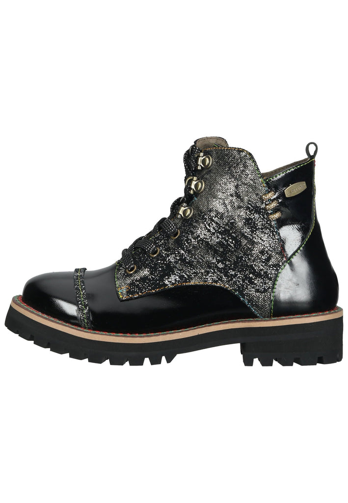 Laura Vita Stiefelette Leder Schwarz