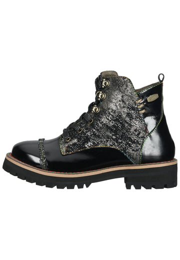 Laura Vita Stiefelette Leder Schwarz