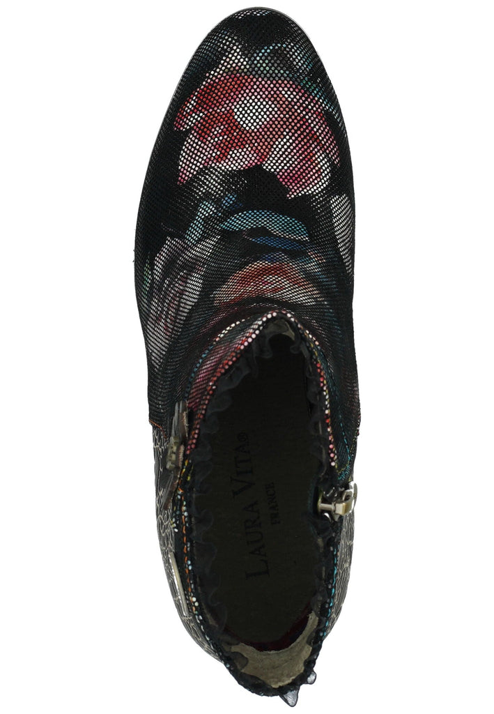 Laura Vita Stiefelette Leder Schwarz Multi Warmfutter