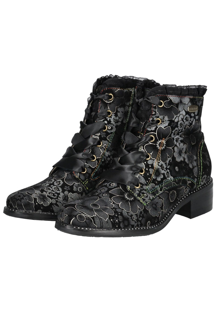 Laura Vita Stiefelette Leder Silber