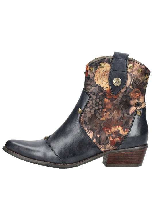Laura Vita Stiefelette Leder/Textil Anthrazit