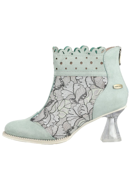 Laura Vita Stiefelette Leder/Textil Blau