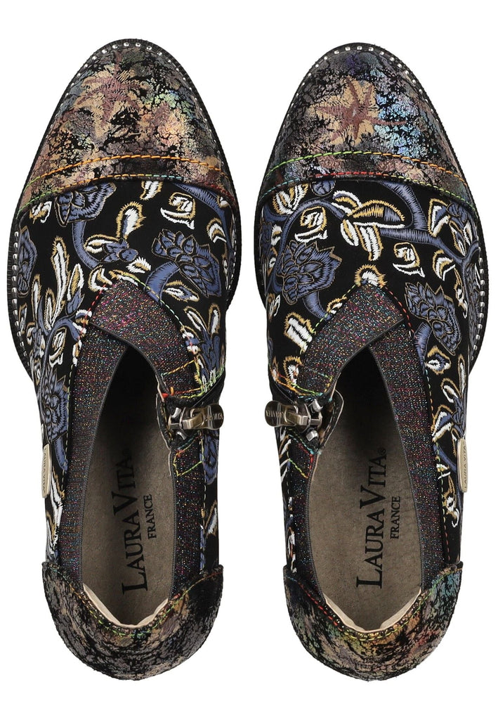 Laura Vita Stiefelette Leder/Textil Cafe