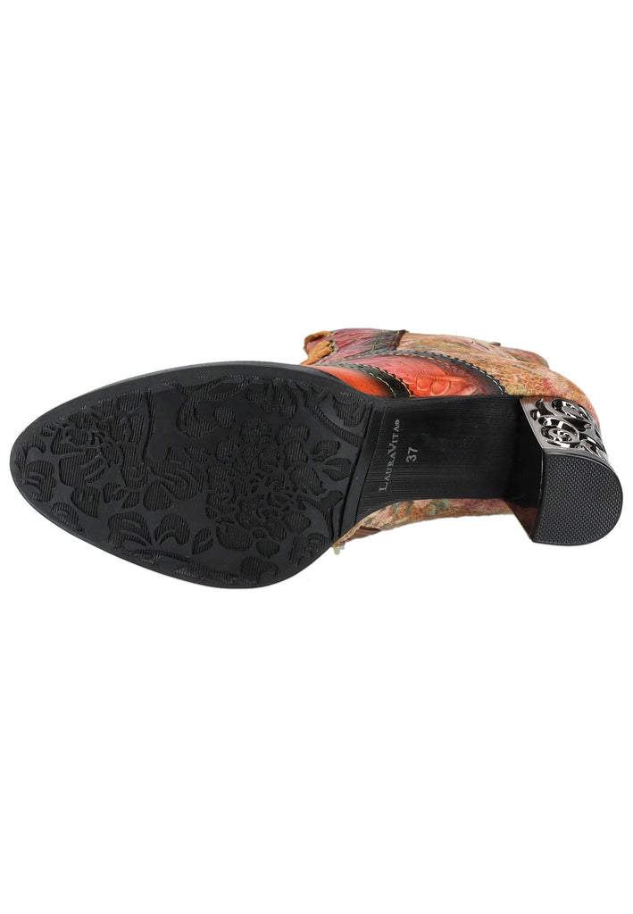 Laura Vita Stiefelette Leder/Textil Camel