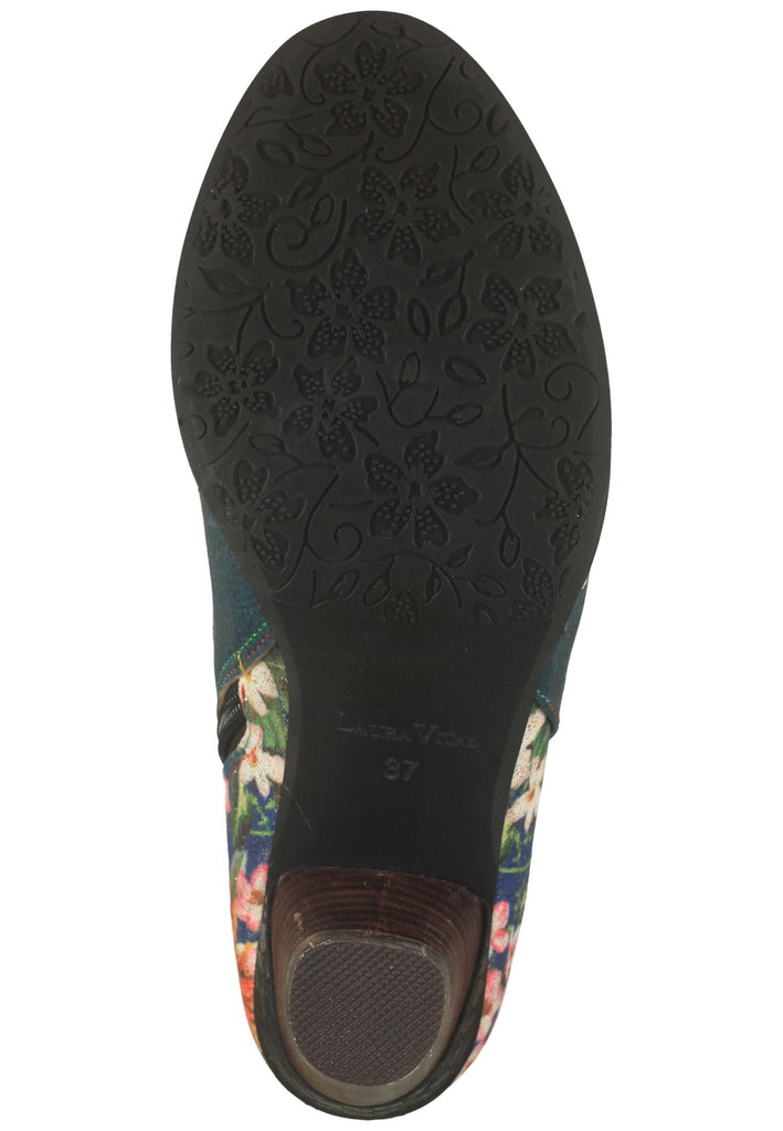 Laura Vita Stiefelette Leder/Textil Mittelblau