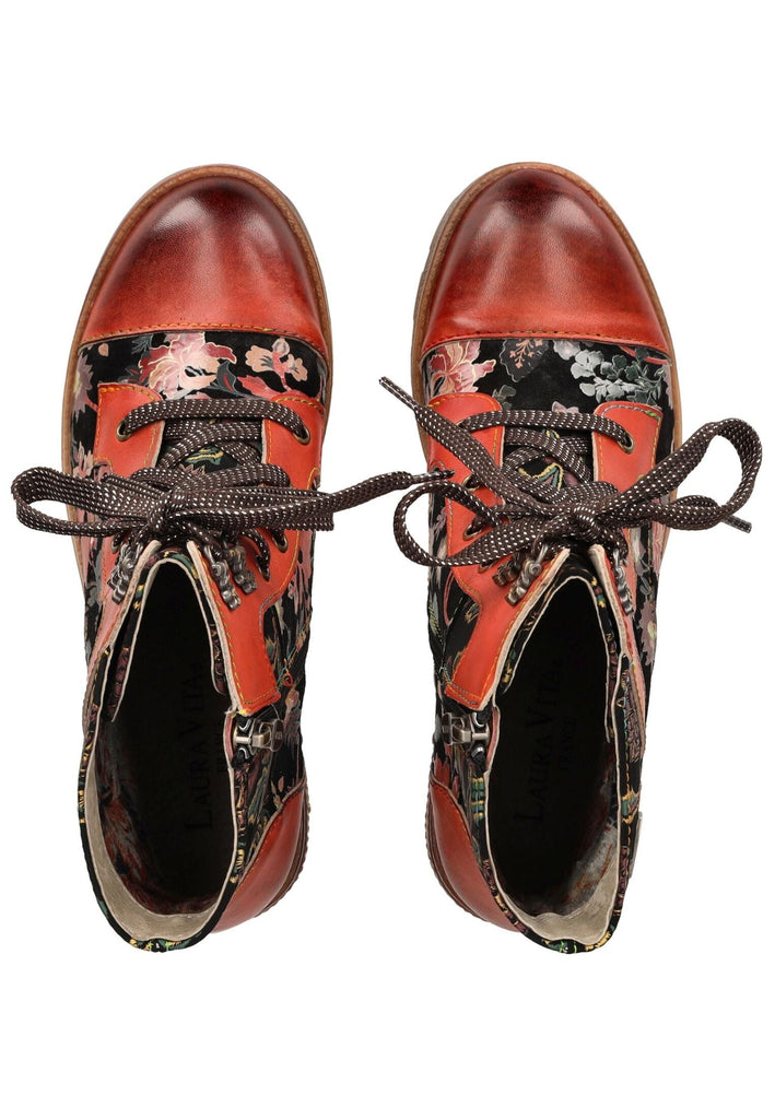 Laura Vita Stiefelette Leder/Textil Orange