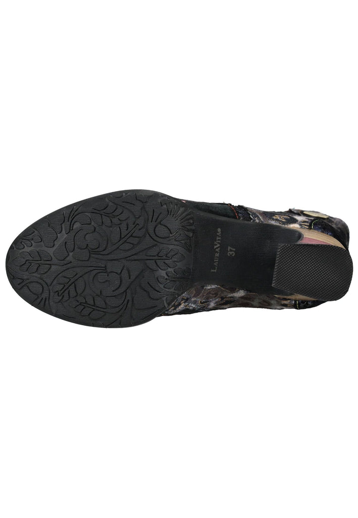 Laura Vita Stiefelette Leder/Textil Schwarz
