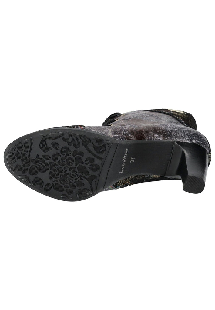Laura Vita Stiefelette Leder/Textil Schwarz