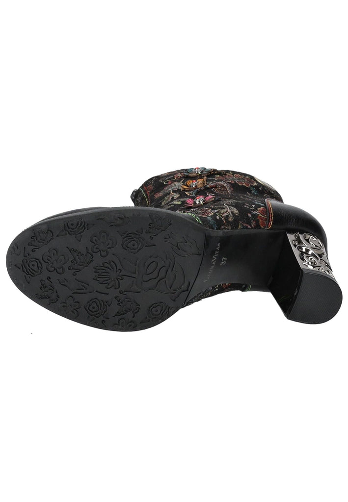 Laura Vita Stiefelette Leder/Textil Schwarz Warmfutter