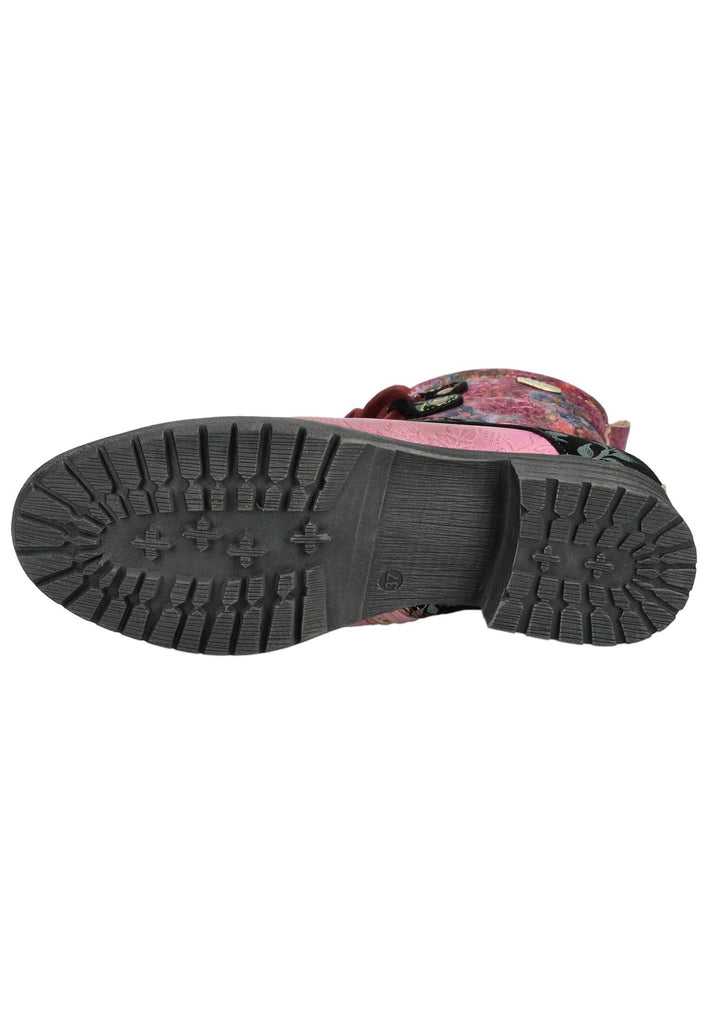 Laura Vita Stiefelette Leder/Textil Violett