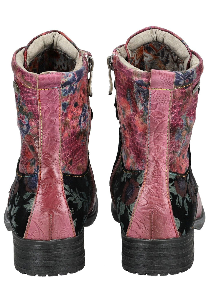 Laura Vita Stiefelette Leder/Textil Violett