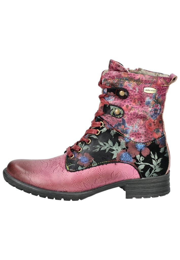 Laura Vita Stiefelette Leder/Textil Violett